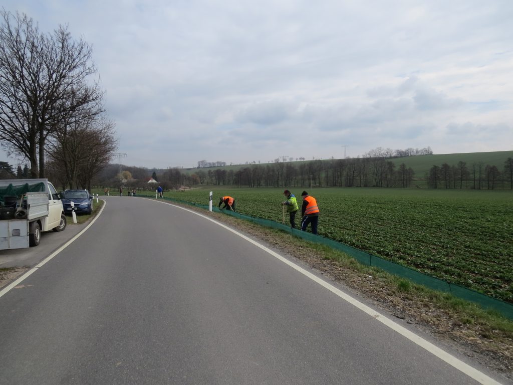 Aufbau Amphibienleiteinrichtung